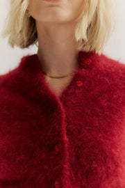 World Of Nomads II BELLA Cashmere Cardigan - Merlot