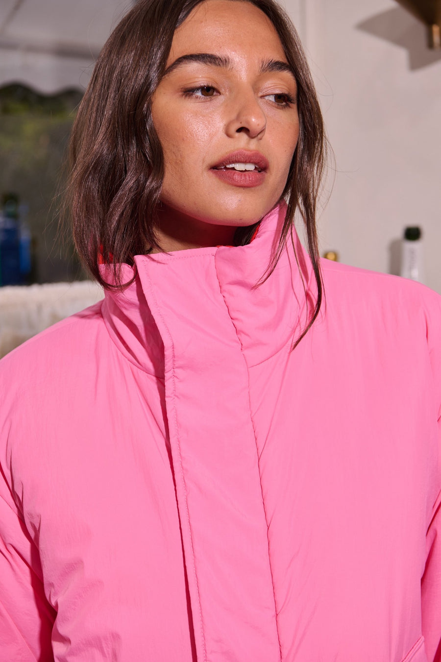 Barry Made II FOG Puffer - Pink/Orange