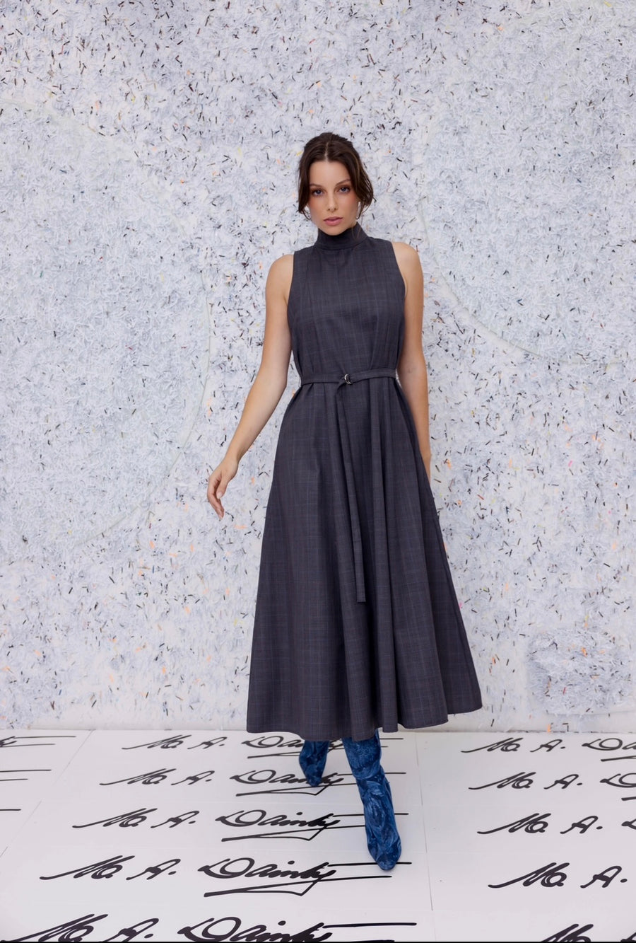 M.A Dainty II RANI - Grey Check
