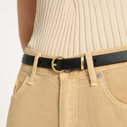Status Anxiety II HAPPENS ALL THE TIME Belt - Black/Gold