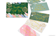 Huxter II GIFT TAGS - Green Baubles - 10 pack