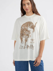 ENA Pelly II JAGUAR Tee - Vintage White