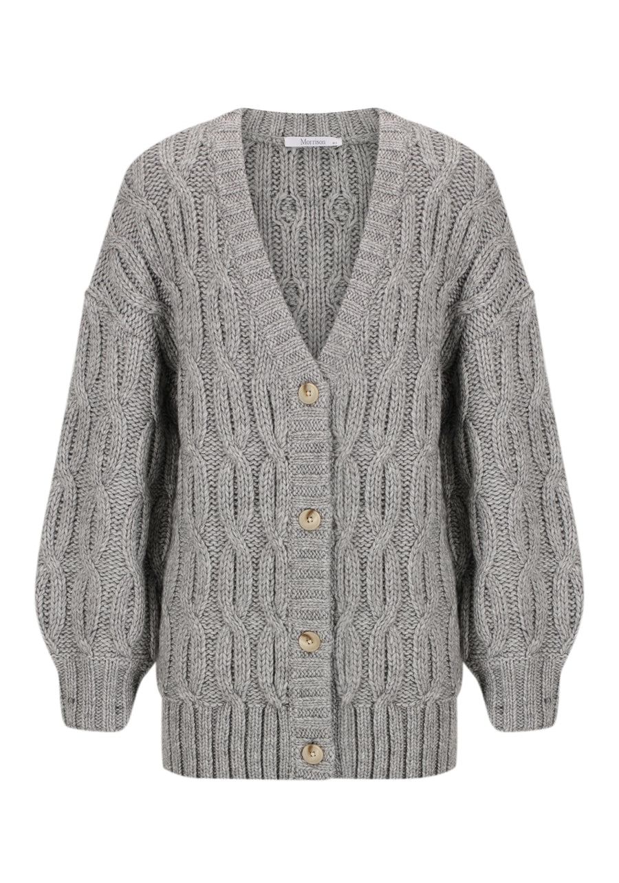 Morrison II EDEN Knit Cardigan - grey