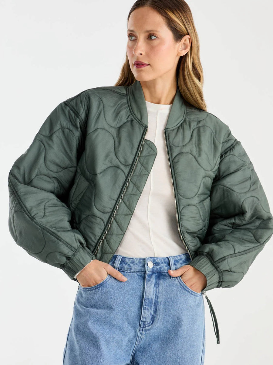 ENA Pelly II MAGNOLIA Quilted Jacket - Olive