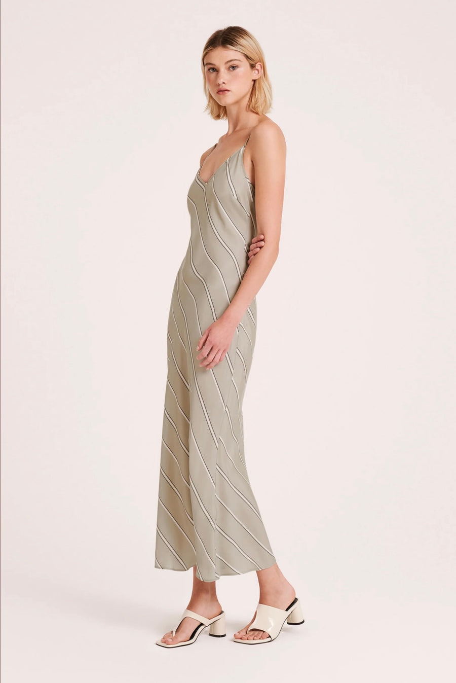 Nude Lucy II NOOSHA Cupro Dress - RAMONE print