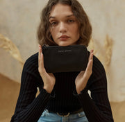 Status Anxiety II SMOKE and MIRRORS zip wallet - black