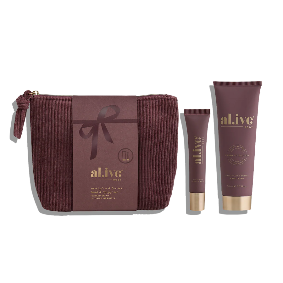 AL.IVE II Hand & Lip Gift Set - Sweet Plum & Berries
