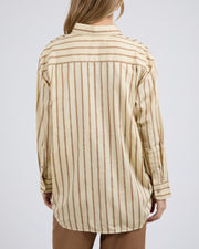 Foxwood II WALTER Stripe Shirt - Vintage White
