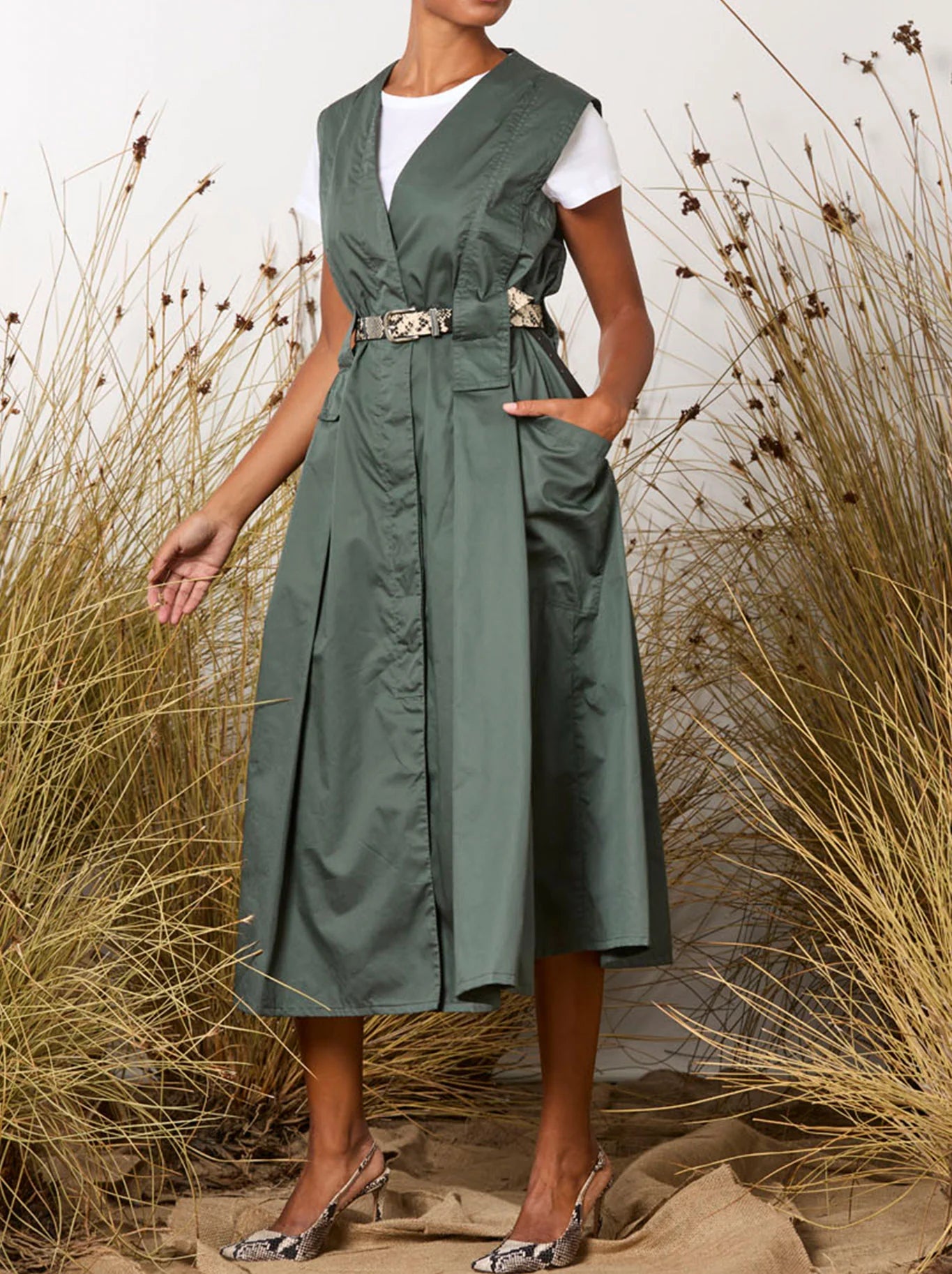 M.A Dainty II GINA Dress - swamp