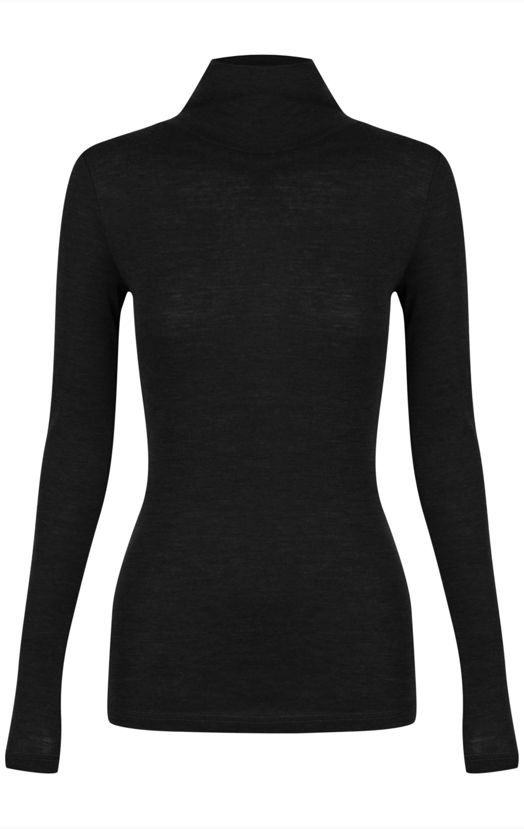 Morrison II MERINO HIGH Neck - black