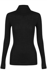 Morrison II MERINO HIGH Neck - black
