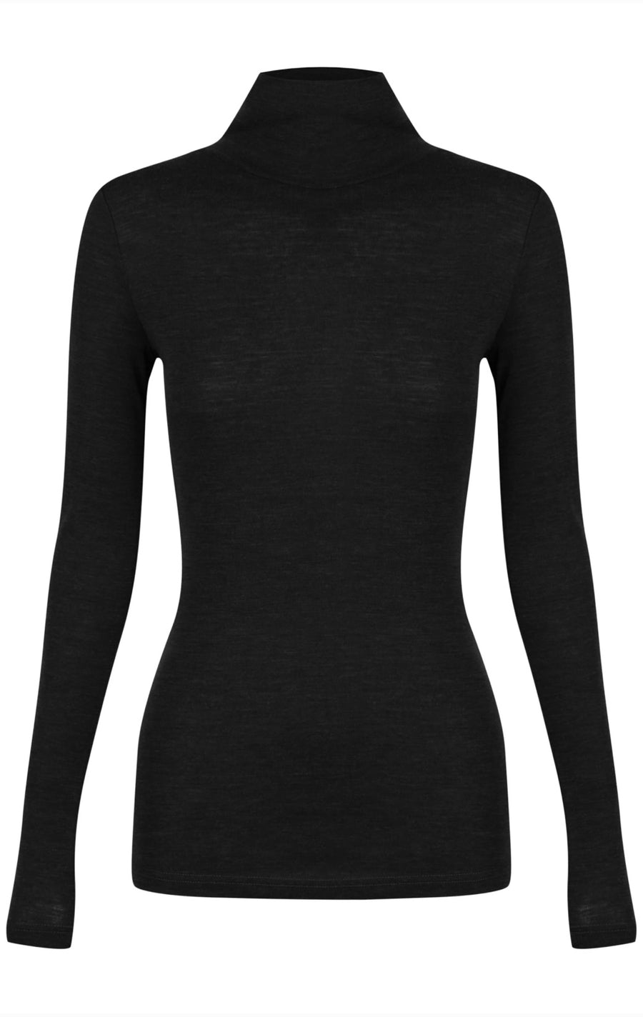 Morrison II MERINO HIGH Neck - black