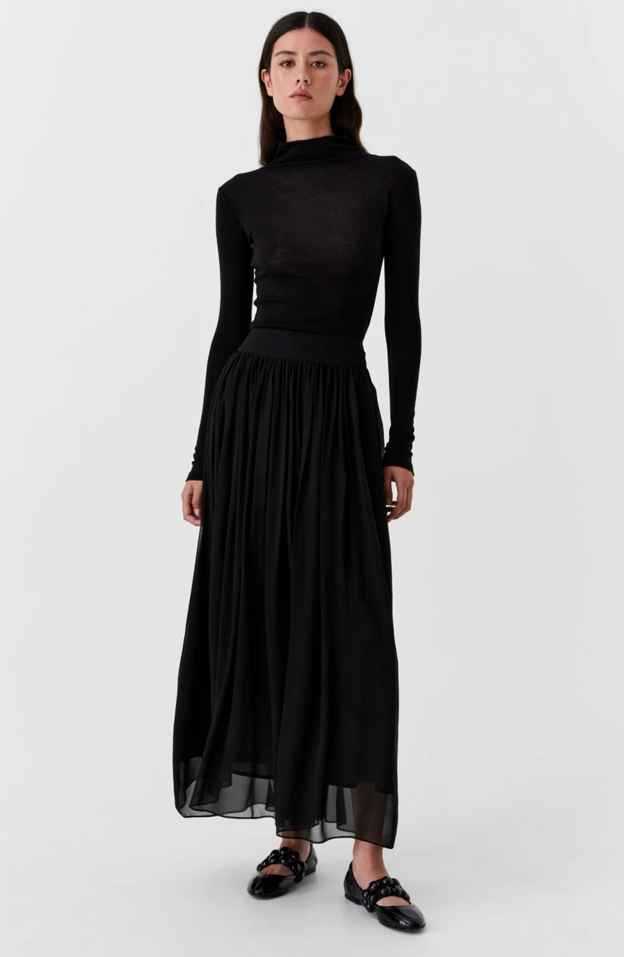 Morrison II MERINO HIGH Neck - black
