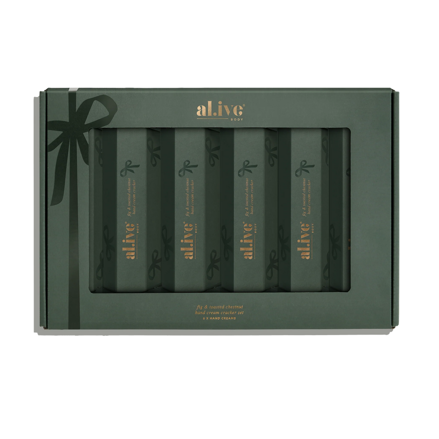 AL.IVE II Hand Cream Cracker - Fig & Toasted Chestnut Set