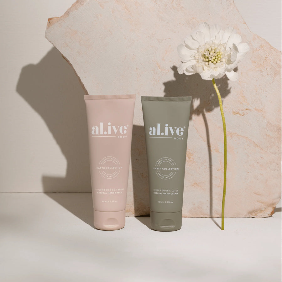 Al.ive II THE RETREAT Hand Care Duet - Applewood & Goji Berry + Green Pepper & Lotus
