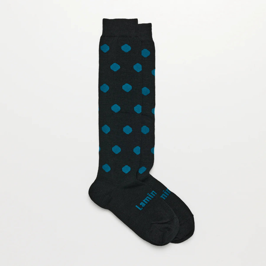 Lamington II Merino Wool Knee High Socks - NEO Spot