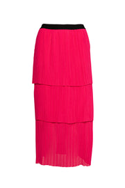 Lounge the Label II PLISSE Skirt - Fuschia Pink