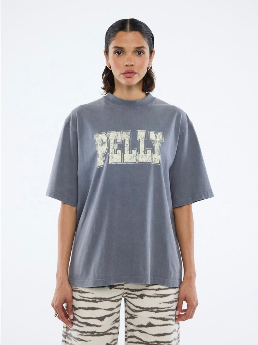 ENA Pelly II PELLY WORLD Tee - washed grey