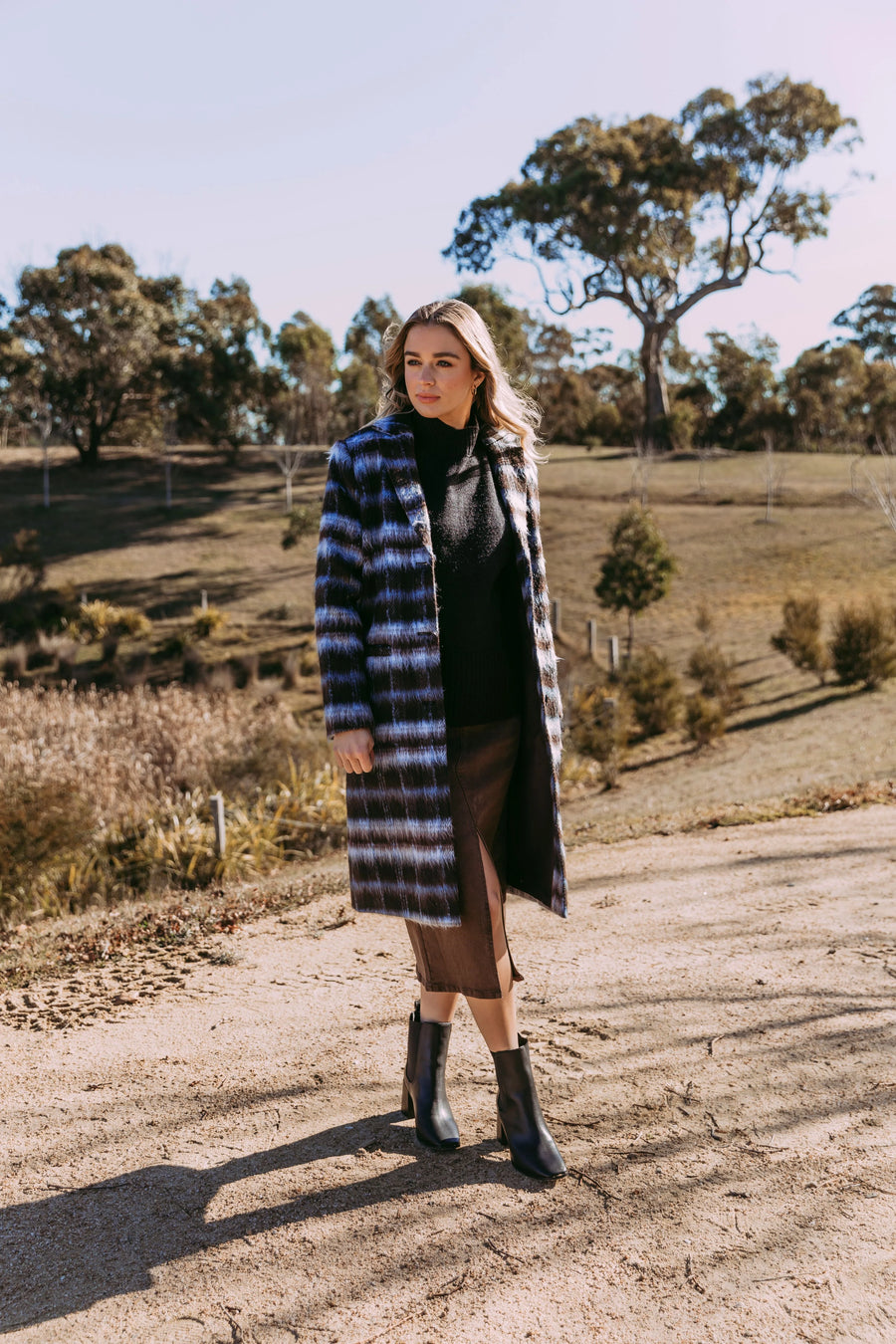 Foxwood II BENNETT Coat - Choc Check