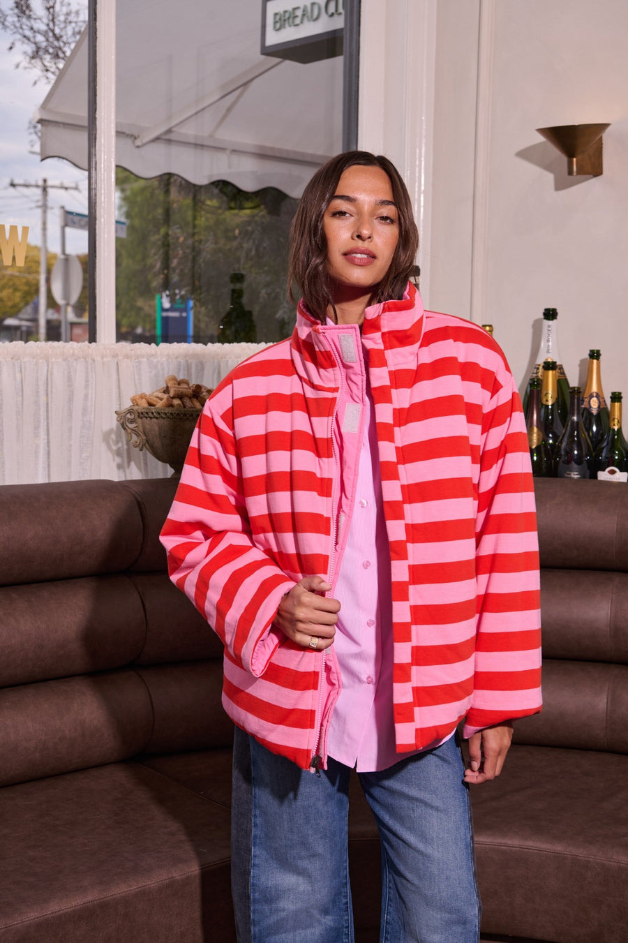 Barry Made II FOG Puffer - Pink/Orange