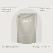 Al.ive II 1 Ltr Wash Refill - Sea Cotton & Coconut