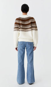 Morrison II TERRANCE Knit Pullover - Cream