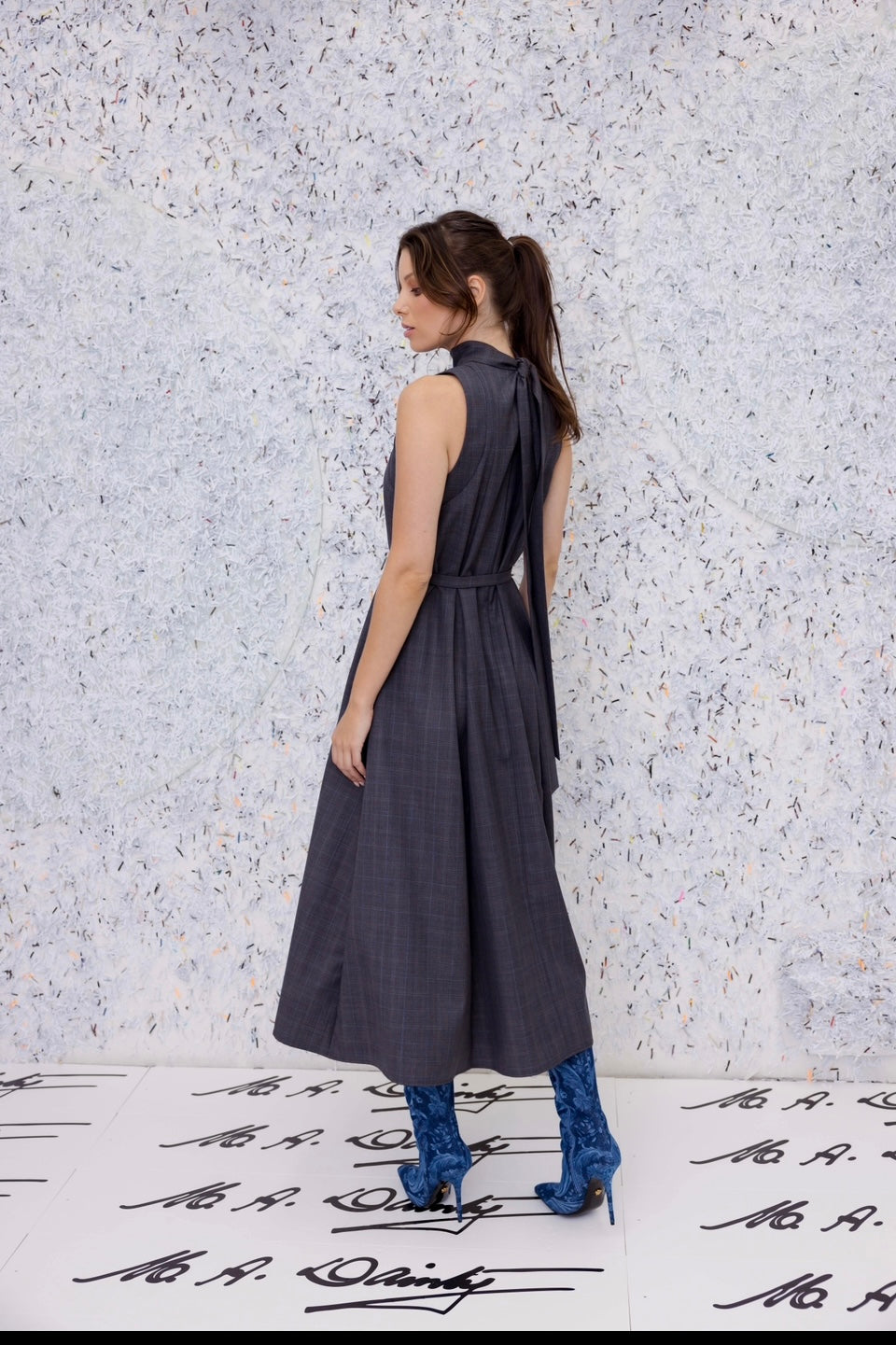 M.A Dainty II RANI - Grey Check
