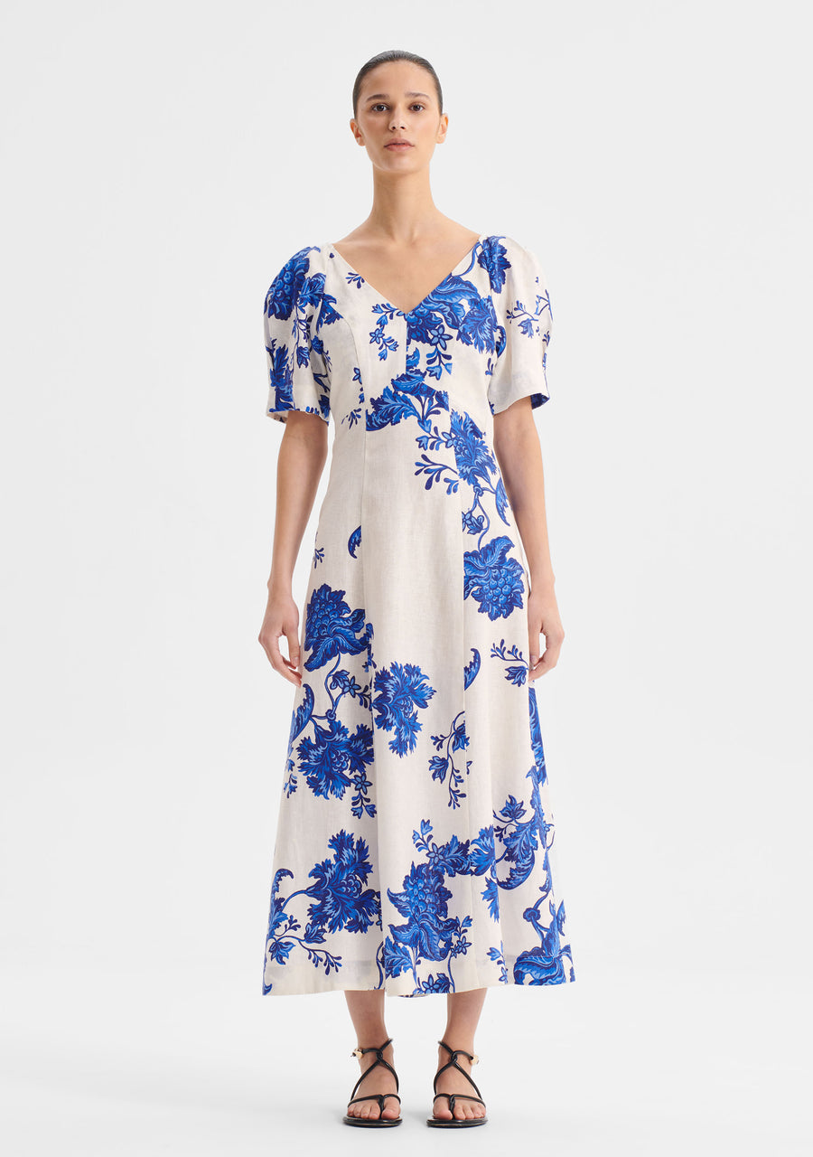 Morrison II BONITA Printed Linen Dress