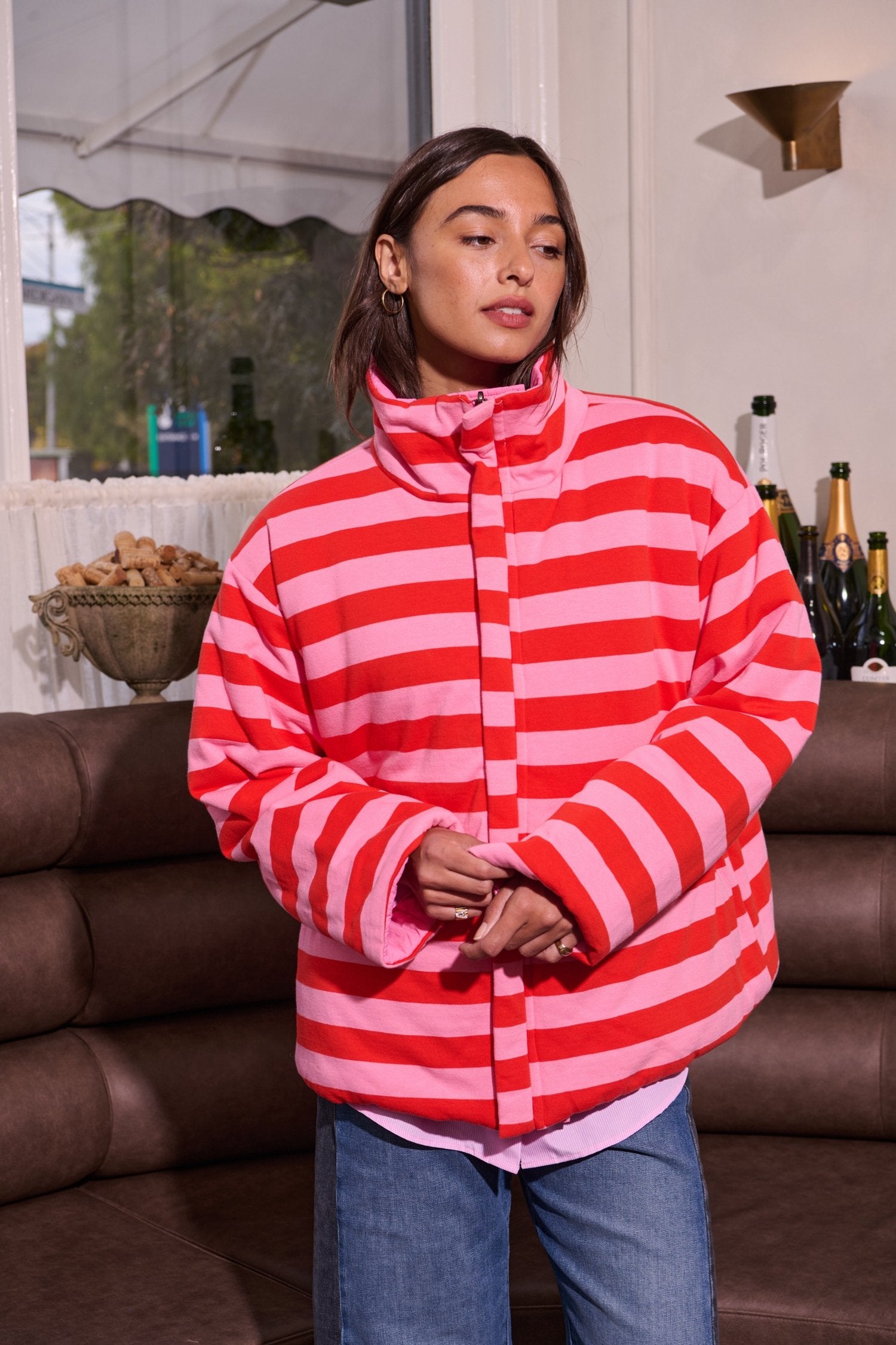 Barry Made II FOG Puffer - Pink/Orange