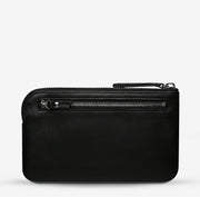 Status Anxiety II SMOKE and MIRRORS zip wallet - black