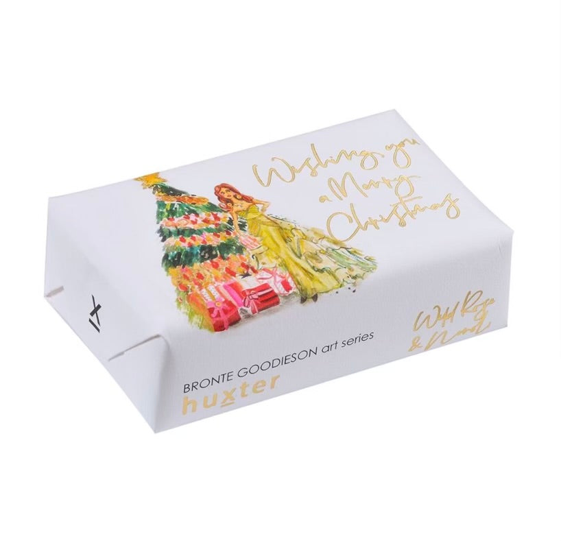 Huxter II CHRISTMAS GOWN Soap - by Brontë Goodieson - wild rose & neroli