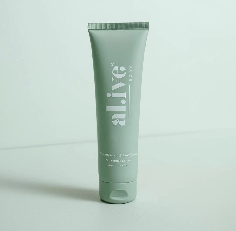 al.ive II CLAY Body Scrub - lemongrass & eucalyptus