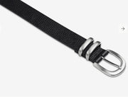Status Anxiety II LET IT BE Belt - black/silver