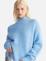 ENA Pelly II NICOLA Mohair Knit - cornflower blue
