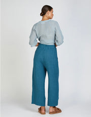In the Sac II AYRA wide leg - teal