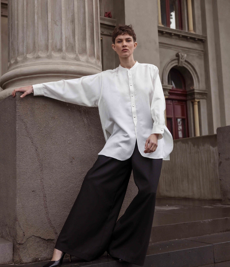 M.A Dainty II CAUBEEN Blouse - White