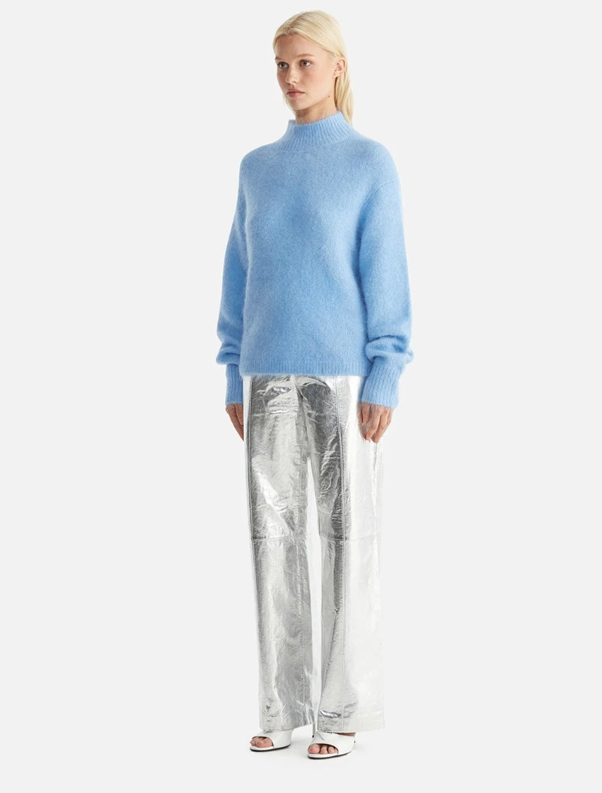ENA Pelly II NICOLA Mohair Knit - cornflower blue