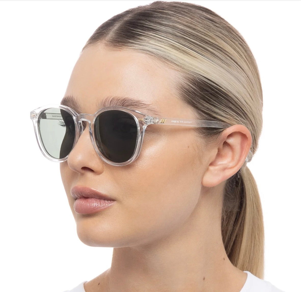 Le Spec II BANDWAGON Polarized - Crystal Clear