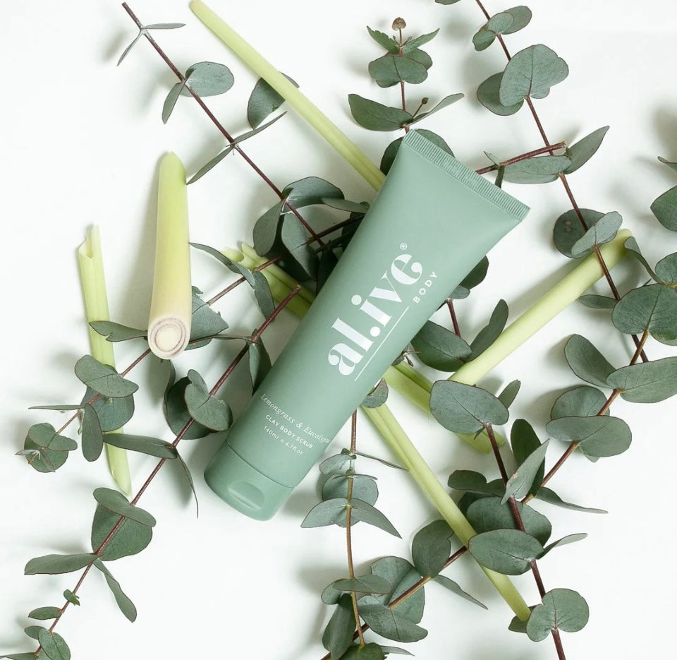 al.ive II CLAY Body Scrub - lemongrass & eucalyptus