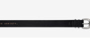 Status Anxiety II LET IT BE Belt - black/silver