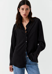 Morrison II HAZEL Silk Shirt - Black