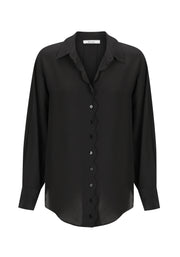Morrison II HAZEL Silk Shirt - Black