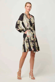 Oncewas II EMERSYN Dobby Lace Pannelled Dress -
