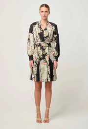 Oncewas II EMERSYN Dobby Lace Pannelled Dress -