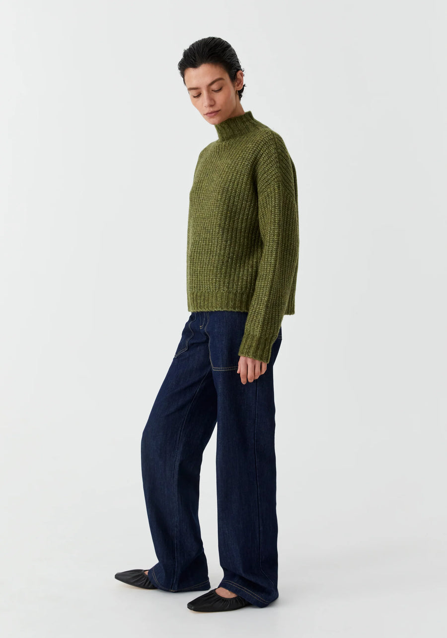 Morrison II LOLA knit Top - forest