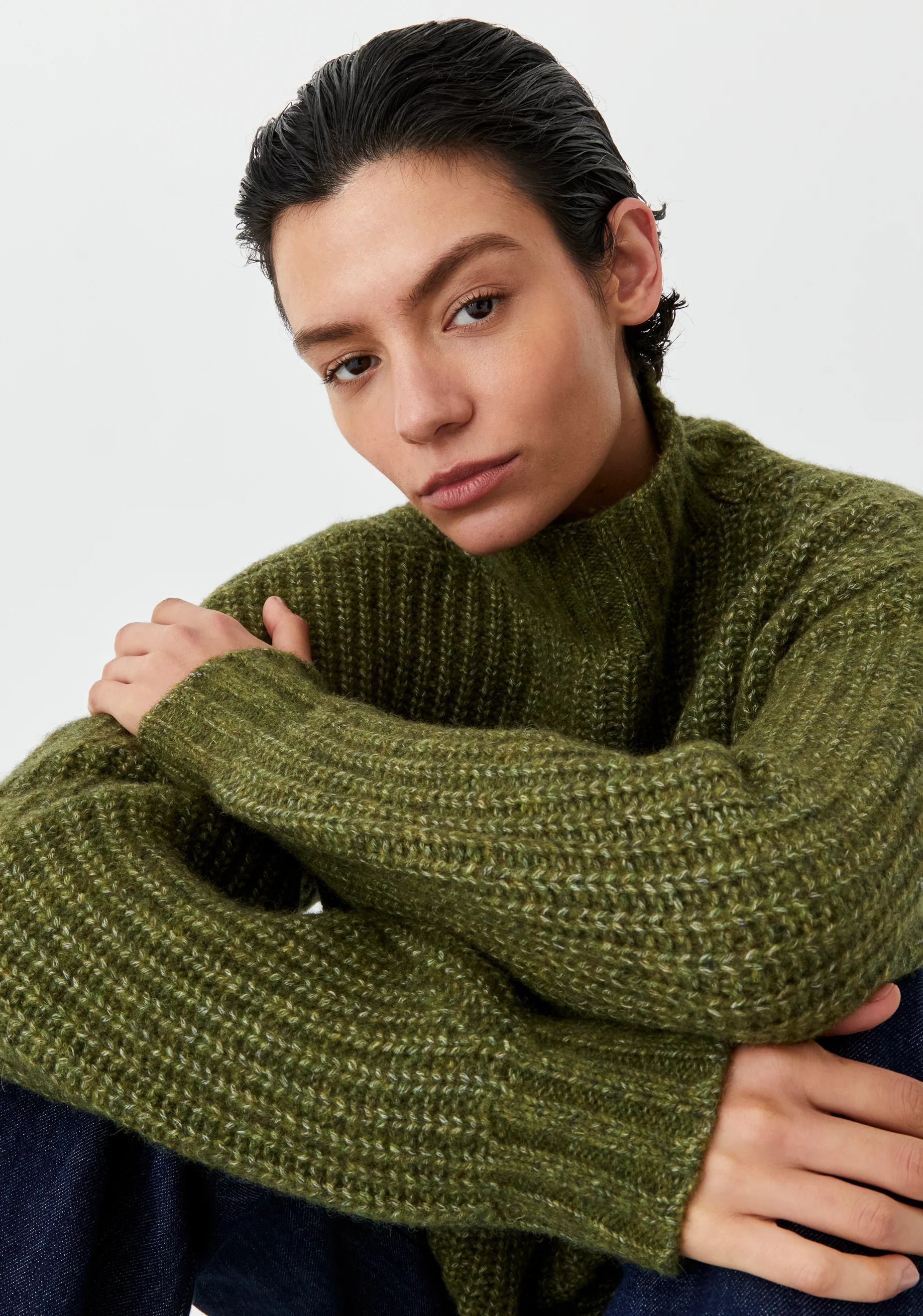 Morrison II LOLA knit Top - forest