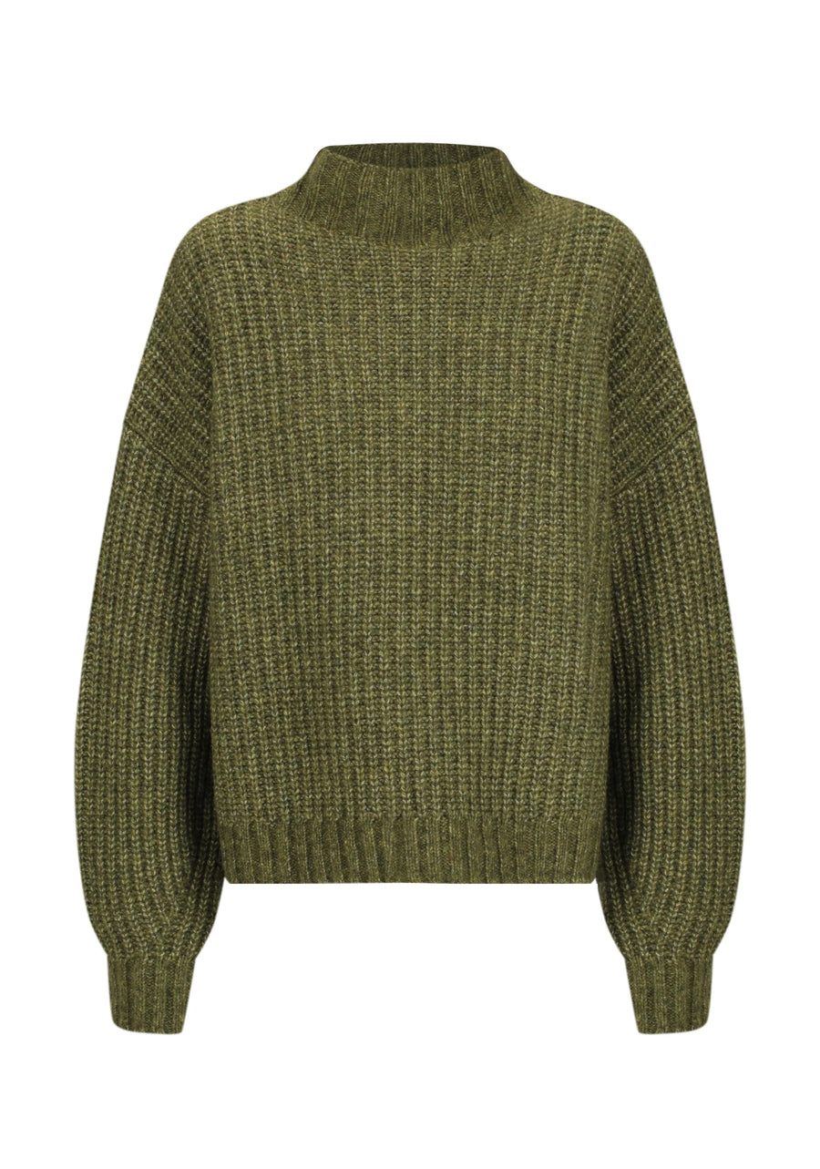 Morrison II LOLA knit Top - forest