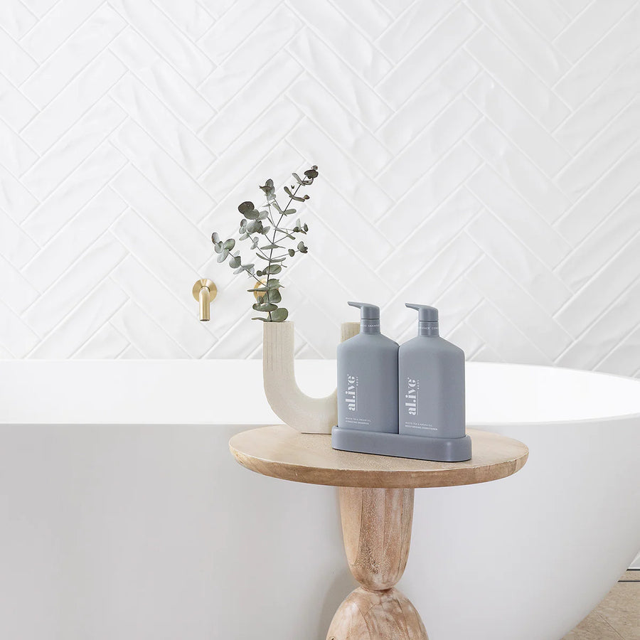 al.ive II DUO Set SHAMPOO & CONDITIONER - white tea & argan oil duo
