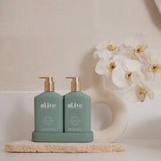 al.ive II the metallic edition WASH & LOTION DUO - Kaffir lime & green tea