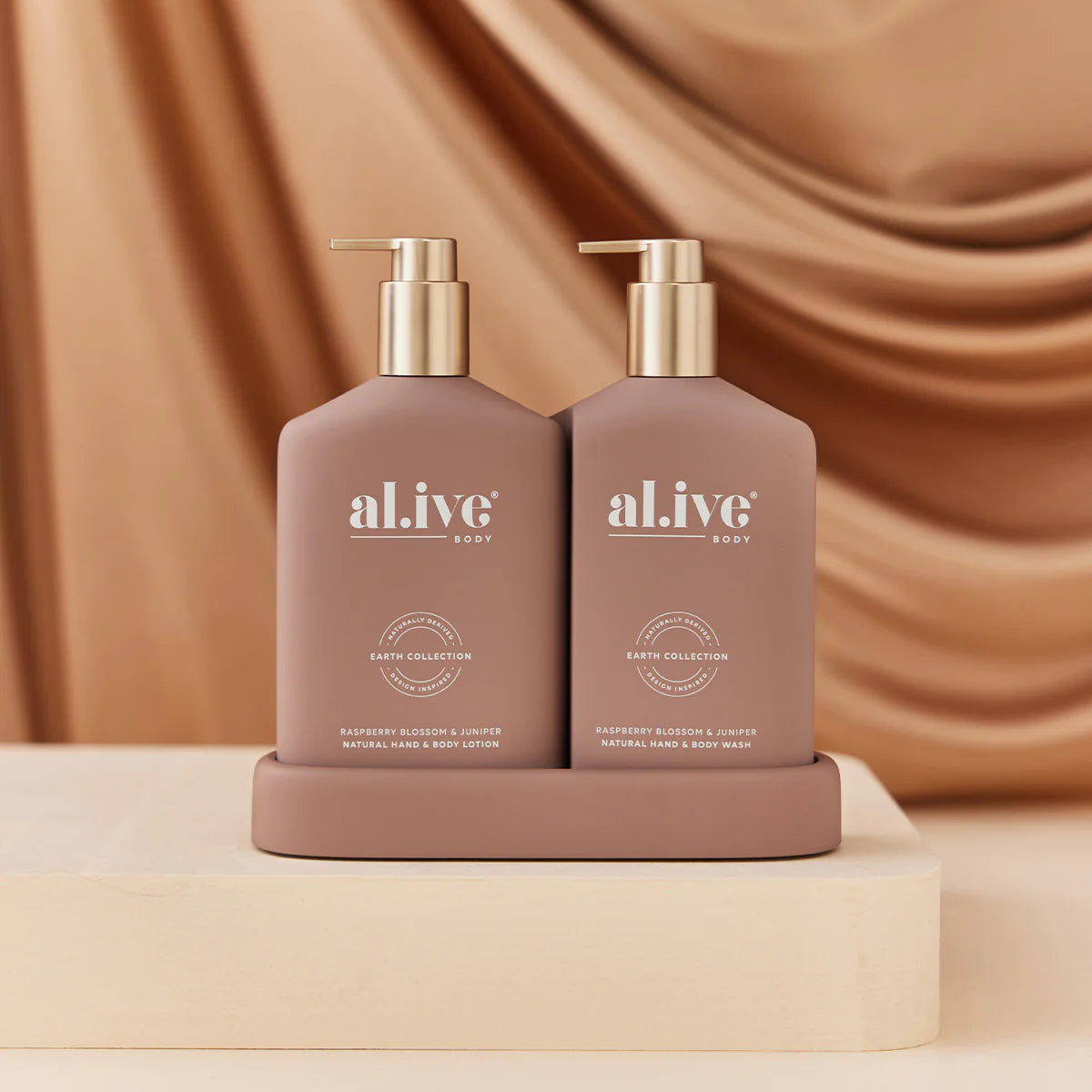 al.ive II the metallic edition WASH & LOTION Duo - raspberry blossom & juniper